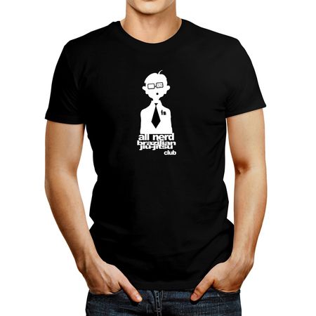 Polo de Hombre Idakoos Nerd Brazilian Jiu Jitsu Negro XS