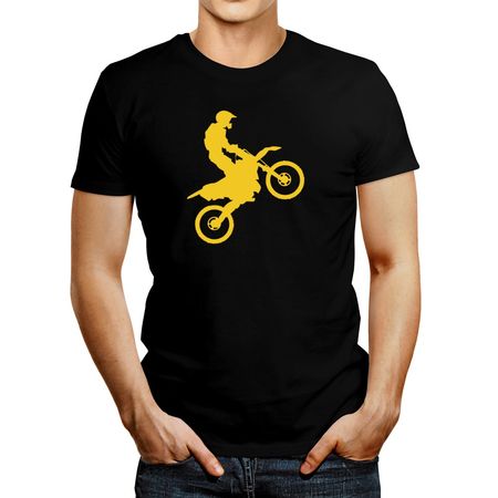 Polo de Hombre Idakoos Motocross 2 Negro XXL