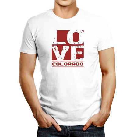 Polo de Hombre Idakoos Love Colorado Blanco Xxl