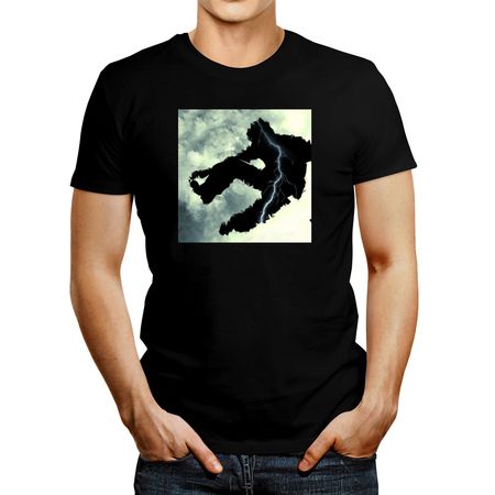 Polo de Hombre Idakoos Parkour Shadow Negro S