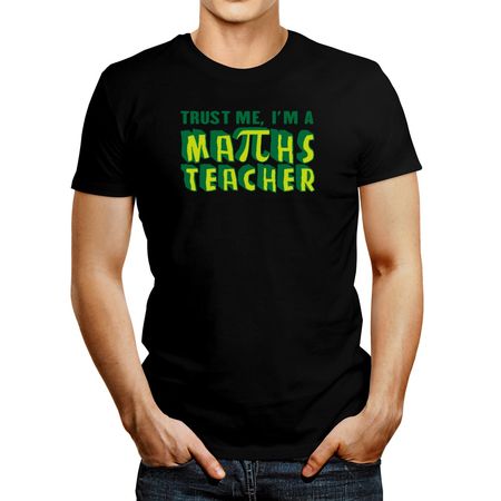 Polo de Hombre Idakoos Maths Teacher Negro M