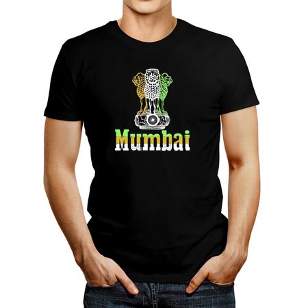 Polo de Hombre Idakoos Mumbai India Negro XL