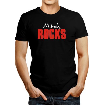 Polo de Hombre Idakoos Mitch Rocks Moved Style Negro S