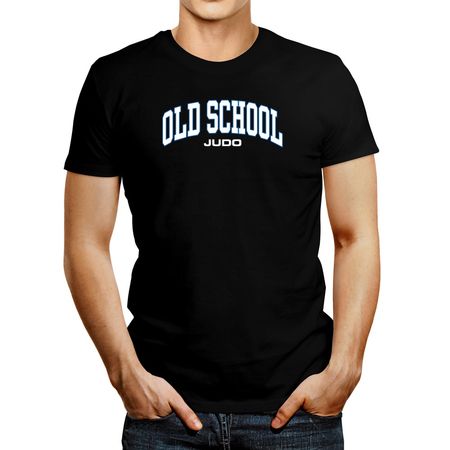 Polo de Hombre Idakoos Old School Judo Negro XS