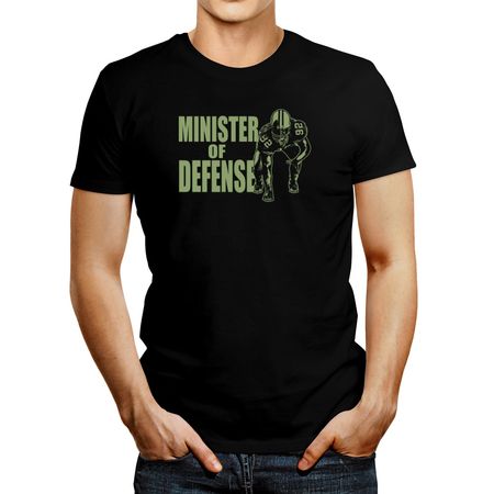 Polo de Hombre Idakoos Minister Of defense Negro L