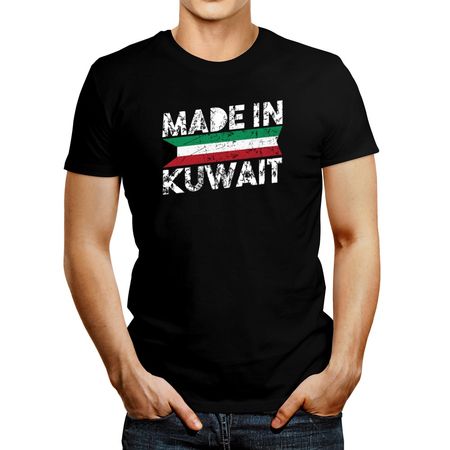 Polo de Hombre Idakoos Made In Kuwait Negro Xxl