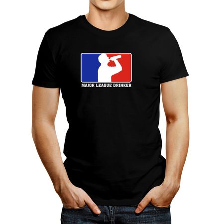 Polo de Hombre Idakoos Major League Drinker Negro M