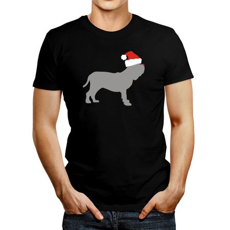 Polo de Hombre Idakoos Neapolitan Mastiff Christmas Negro XS