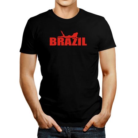 Polo de Hombre Idakoos Lying Female Brazil Negro Xs