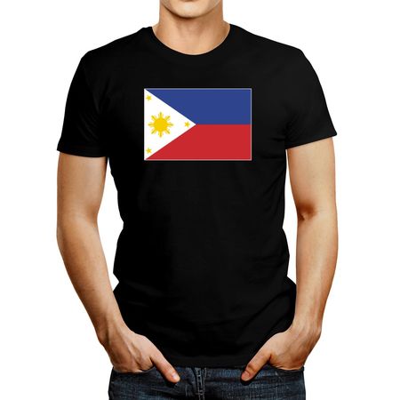 Polo de Hombre Idakoos Philippines Flag Negro M