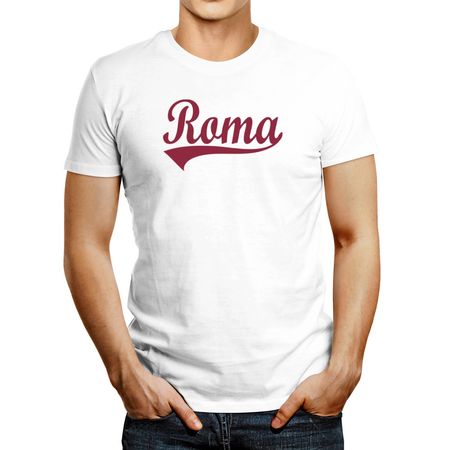 Polo de Hombre Idakoos Roma Baseball Style Blanco XXXL