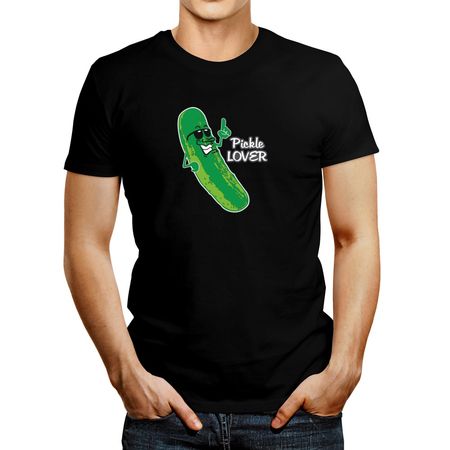 Polo de Hombre Idakoos Pickle Lover Negro L