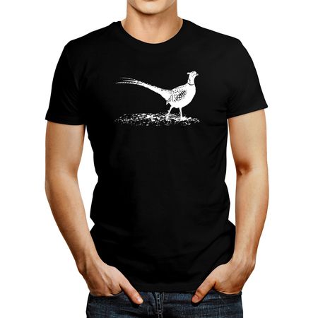 Polo de Hombre Idakoos Pheasant Sketch Negro XL