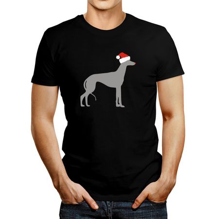 Polo de Hombre Idakoos Polish Greyhound Christmas Negro XXL