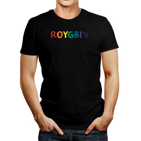 Polo de Hombre Idakoos Roygbiv Negro XXL