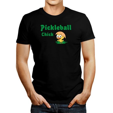 Polo de Hombre Idakoos Pickleball Chick 2 Negro XXXL