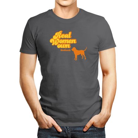 Polo de Hombre Idakoos Real Woman Own Bloodhounds Plateado XL