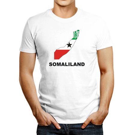 Polo de Hombre Idakoos Somalilandcountry Map Color Blanco XXL