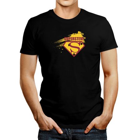 Polo de Hombre Idakoos Supersteve Negro S