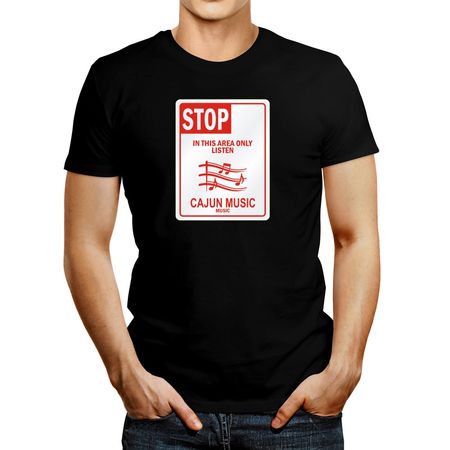 Polo de Hombre Idakoos Stop Cajun Music Music Negro XXXL