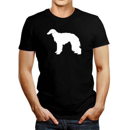 Polo de Hombre Idakoos Silken Windhound Silhouette Negro XXL