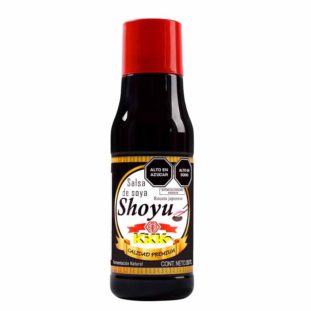 Salsa De Soya Kikko Shoyu Botella 350ml Plazavea Supermercado 7109