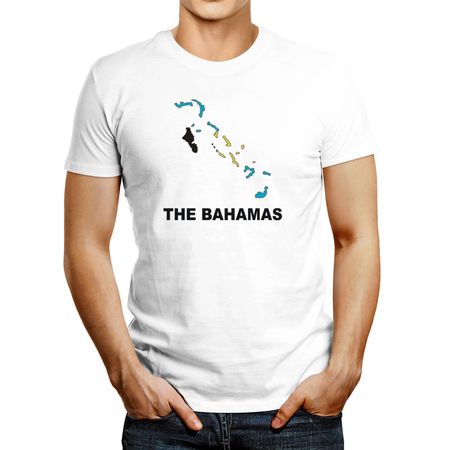 Polo de Hombre Idakoos The Bahamascountry Map Color Blanco XXL