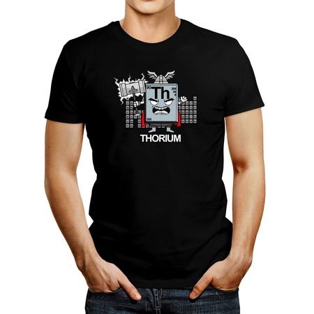 Polo de Hombre Idakoos Thorium Science Negro Xxxl