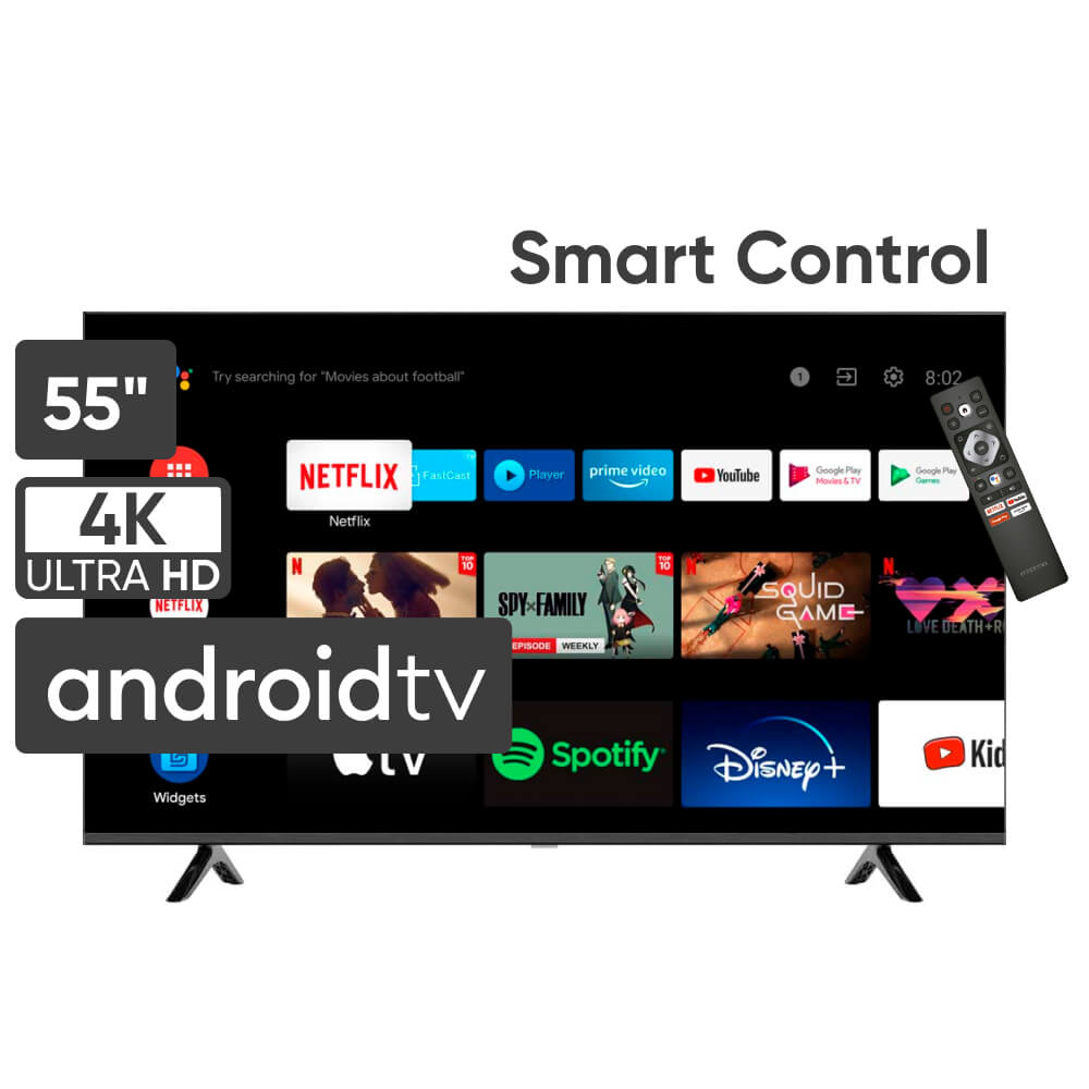 Televisor BLACKLINE LED 55'' UHD 4K Smart TV 55D5010