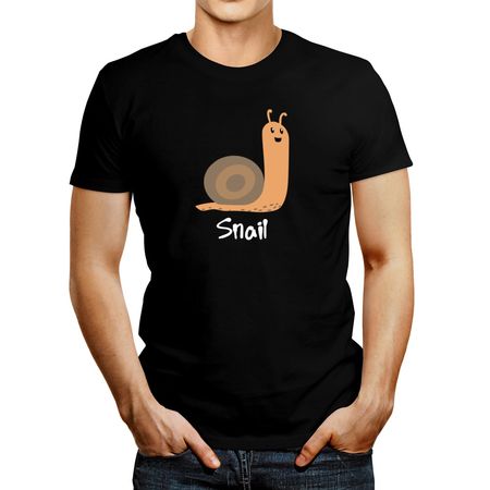 Polo de Hombre Idakoos Snail Negro M