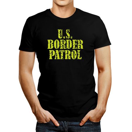 Polo de Hombre Idakoos Us Border Patrol Negro M