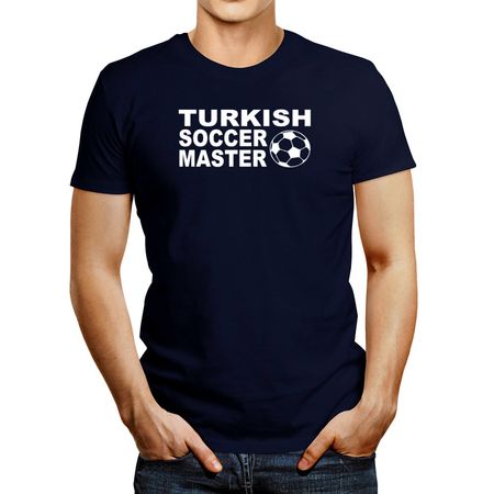 Polo de Hombre Idakoos Turkish Soccer Master Azul Marino XS