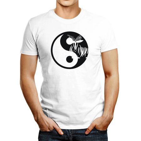 Polo de Hombre Idakoos Yin Yang Ox Blanco XXL