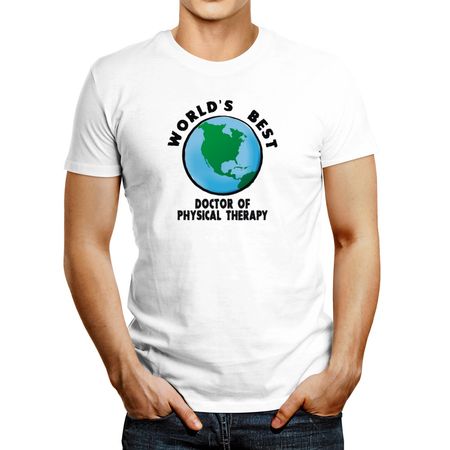 Polo de Hombre Idakoos World'S Best Doctor Of Physical Therapy Blanco S