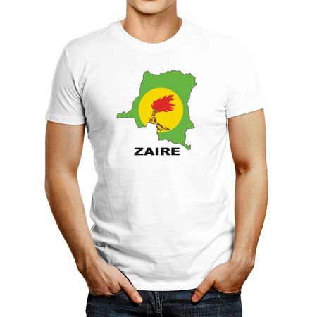 Polo de Hombre Idakoos Zaire Country Map Color Blanco XS