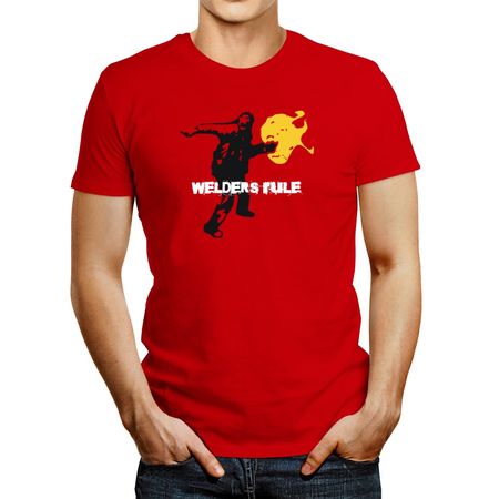 Polo de Hombre Idakoos Welder'S Rule Rojo Xl