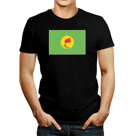 Polo de Hombre Idakoos Zaire Flag Negro XXL