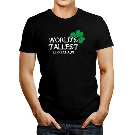 Polo de Hombre Idakoos World'S Tallest Leprechaun 2 Negro M