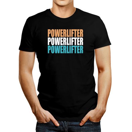 Polo de Hombre Idakoos Triple Powerlifter Negro XL