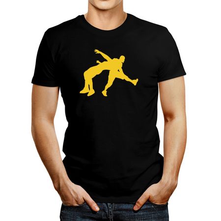 Polo de Hombre Idakoos Wrestling 2 Negro Xl