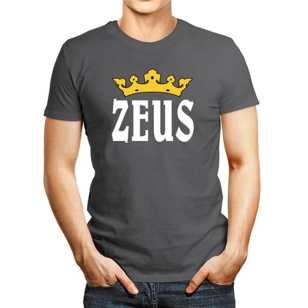 Polo de Hombre Idakoos Zeus Crown Plateado M