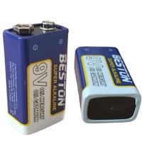 Batería Alcalina 9V Beston BST-6LR61-BP1 0 Cadmio y Mercurio Pila 9v