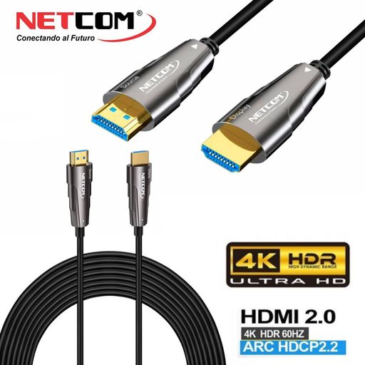 Cable HDMI de 2 metros de longitud en 4K formato 2.0