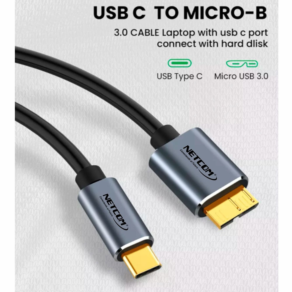 Equip Cavo USB 3.0 Tipo A - Micro B 1.8 Metri - Per Hard Disk Esterni E Dispositivi, 128397