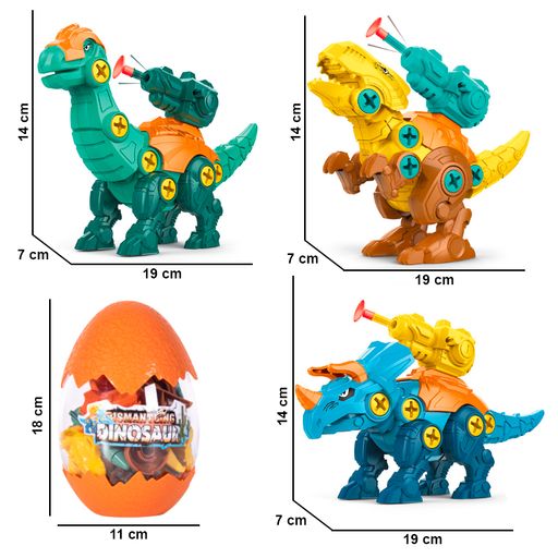 Mega Set de Arte 208 Pzas Dinosaurio GENERICO