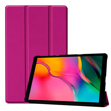 Funda para Samsung Galaxy Tab A8 Imantado Color Morado Resistente a Caidas y Golpes