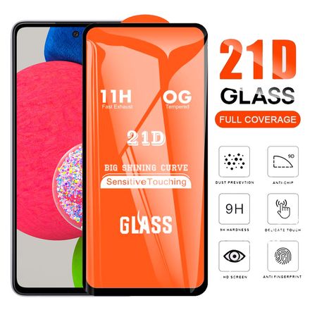 Mica for Samsung A7 2018 Protector 21D de Vidrio Templado