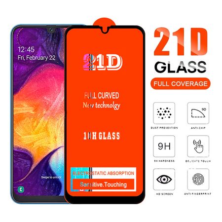 Mica para Samsung A20E Protector 21D de Vidrio Templado