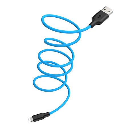 Cable USB a Lightning 1m Hoco X21 Negro De Alta Calidad y Durabilidad