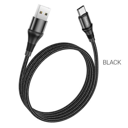 Cable Tipo C 1m Hoco X50 Negro De Alta Calidad y Durabilidad